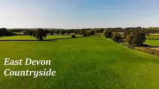 East Devon Countryside, South West England 4K Drone footage