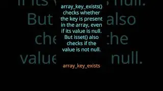 Checking key existence