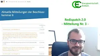Redispatch 2.0 - Mitteilung Nr. 3 vom 17. Mai 2021