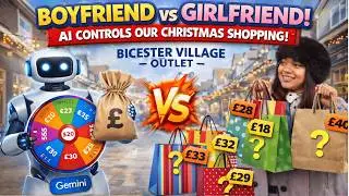 AI Controls Our Christmas Shopping 🎄🤖 | Boyfriend vs Girlfriend (Random £114 Challenge!)