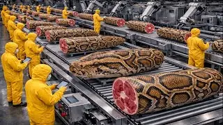 C&oacute;mo se Transforma la Piel de Pit&oacute;n en Productos de Alta Moda &ndash; Proceso de Producci&oacute;n