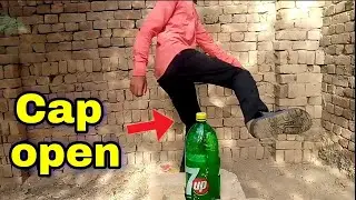 Bottle Cap open with kick | Bottle Cap Open Challenge