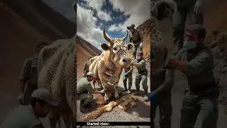 Injured Cow Rescued | Emotional Animal Rescue Story | Wildlife Team in Action #animals #barnacles