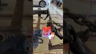 &ldquo;Bent No More! Gas Torch Straightens Revo Chassis Like Magic!&rdquo; #carrepair #ซ่อมรถ