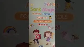 SNAK MAGIC PRACTICE COPY BOOK 📚✨🪄 | age 3+ Reusable Handwriting Set ONLY 150 RS