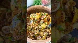 ಮೋಳಿ ಸುಕ್ಕ (ಮರ್ವಾಯಿ / Sea shell)🤤😍#food #seafood #ytshorts #cooking #cook #spicyfood #fish #yt