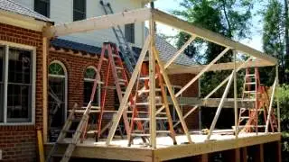 A Custom Screen Porch &  Patio in Midlothian, Va. by Napier Signature Homes Midlothian, Va.
