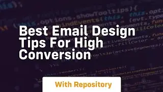 Best email design tips for high conversion