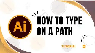 How to type on a path in Illustrator