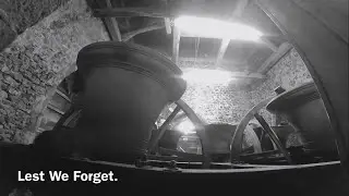 Remembrance Sunday ringing in the belfry of St Peter in Thanet, Kent 13cwt in F