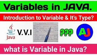 what is variable in Java hindi | Type of variables