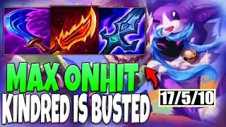 This MAX Onhit Kindred Build Does INSANE DPS! (Delete Any Champ From Existence!)