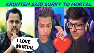 Kronten said sorry to Mortal  || Soul vs Godlike Controversy | Mortal React on Jonathan #godlike