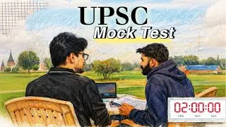UPSC Prelims Mock Test 2026 | 2 Hours Real Exam Pressure | Study With Me ft. @priyanshusinghupsc 