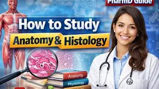 How to Study Anatomy and Histology Effectively | PharmD Guide| 1 proff
