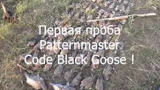 Первая проба  Patternmaster  Code Black Goose !