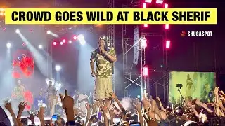 Black Sherif SHUTS DOWN PRESEC Odade3 Torch & Bonfire Night with Explosive Performance #blacksherif 