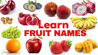 Learn Fruit Names for Kids😍 - Fruit Names with Pictures for kutties