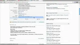 How to find LinkedIn profile link