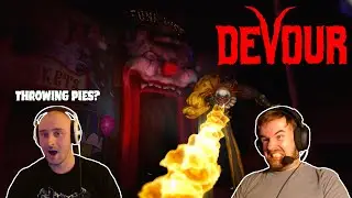 Burned by Psycho Jester at the Circus! | Devour Co-op (The Carnival)