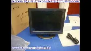 PACKARD BELL PB1272A COMPATIBLE TTL MONOCHROME MGA.flv