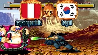 Samurai Shodown - sagadegeminis (PER) VS (KOR) tagmi [samsho] [Fightcade] [サムライスピリッツ]  [사무라이 쇼다운]