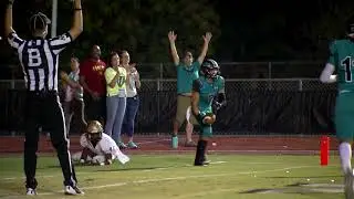 Highland's Tanner Crandall Catches Touchdown Pass