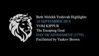 YOM KIPPUR Escaping Goat YESHIVAH HIGHLIGHTS 14 SEPT 2018