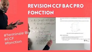 🎓 Préparer son CCF Bac Pro mathématiques - Fonction