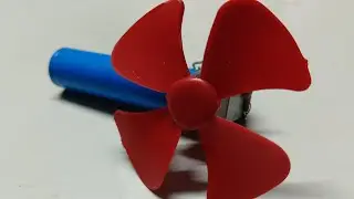 Simple DC Motor Fan | DIY DC motor hack