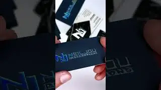 Raised Foil Stamp Suede Cards
