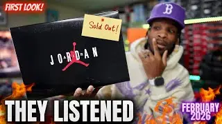 FIRST LOOK!! JORDAN BRAND HAS BEEN LISTENING THIS UPCOMING JORDAN RETRO IS MUCH BETTER THAN EXPECTED