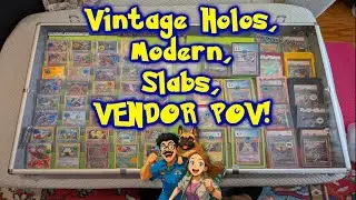 Pokemon Vendor POV - The Metaire Card Show (Vintage Holos, Modern, Slabs)