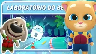 Talking Tom Jetski 2 Ginger`s Sandcastle COMPLETE Ben's Science Lab Unlocked GINGER VS BEN GAMEPLAY