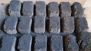 ASMR| Bomb 💣 Gritty stoney charcoal dry crumbling Dust play // Stony charcoal 