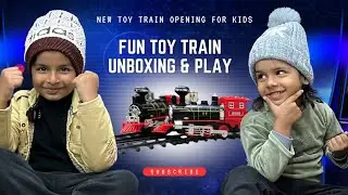 New Toy Train Opening for Kids | Fun Toy Train Unboxing & Play #ycbtoyzone