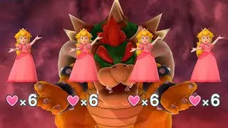 Mario Party 10 - Peach vs Peach vs Peach vs Peach vs Bowser - Mushroom Park (Master CPU)