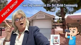 Sun City Summerlin Del Webb Home in Las Vegas | 55+ Community | GREAT PRICE! $519,000
