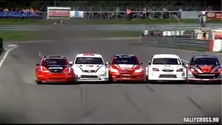 European Rallycross action Melk, Austria