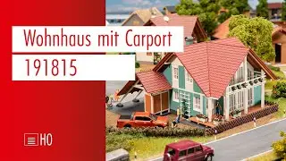 FALLER - Wohnhaus mit Carport - H0 - 191815