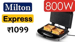 👉MILTON Express Sandwich Maker Review🔥सैंडविच ग्रिलर🔥800W Grill Sandwich Maker🔥Best Sandwich Griller