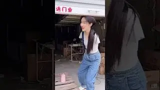 ArmlessGirl Opening Shop WithHerHead| ImpossibleLady520 #armless #girl #china #head  #shop #opening