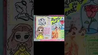 Disney hit movies journal ideas|Easy journal #homecraftsbyem #journaling #shorts