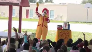Ronald McDonald at Highlands Elementary