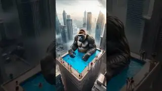 👶🚚 Baby&rsquo;s Pool vs Monkey&rsquo;s Tears 🐒💧#shorts #ai #trending #viral