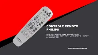 Controle Remoto Home Theater Philips LX700 / LX3000D / LX3750 / MX2500 / MX2600