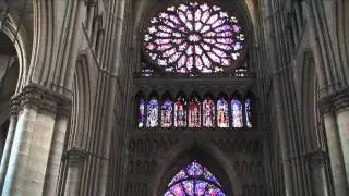 Inside Reims Cathedral (Cathédrale Notre-Dame de Reims), Reims, Champagne-Ardenne, NE France