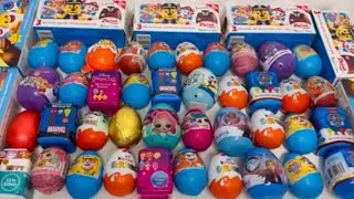 1:1 minutes asmr unboxing surprise eggs video
