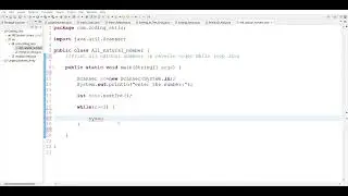 Print all natural numbers in reverse order While loop Java