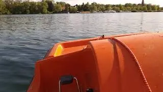 Tretboot mit Elektroantrieb